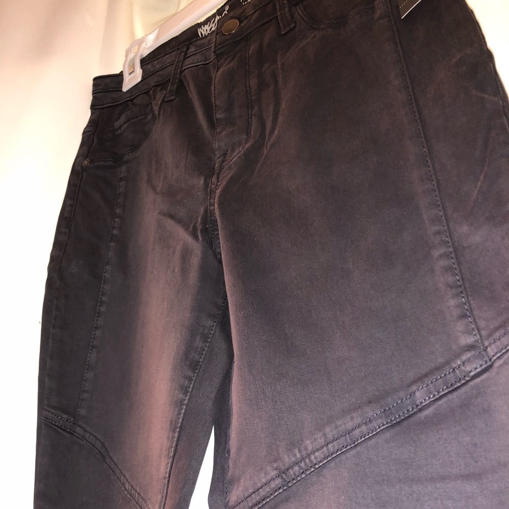 High rise stretch moto-style jeggings